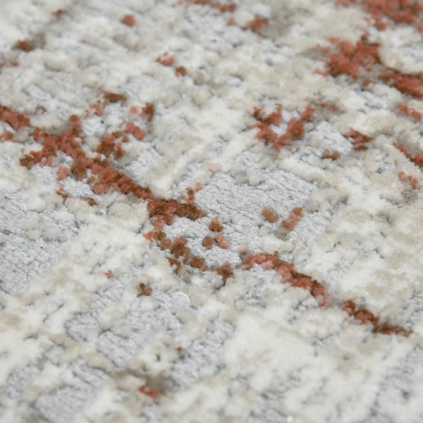 Savannah Abstract Power-loomed Polypropylene Rug with Carved High-low Pile for Any Room