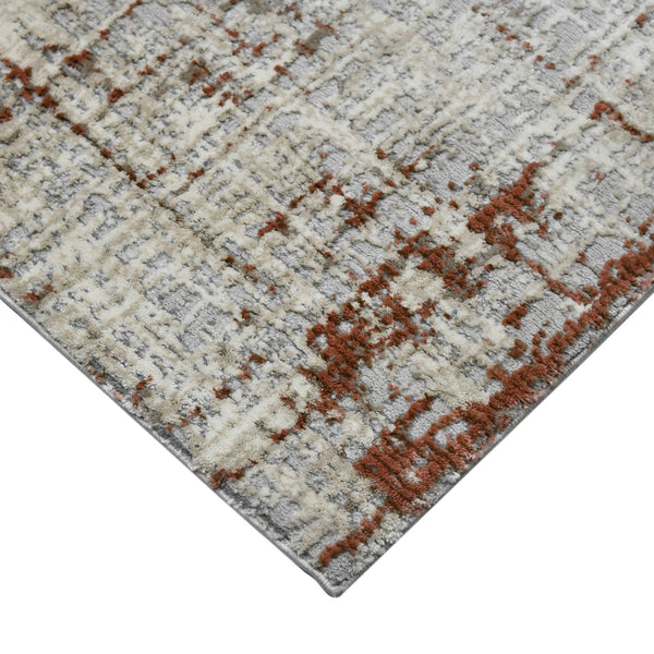 Savannah Abstract Power-loomed Polypropylene Rug with Carved High-low Pile for Any Room