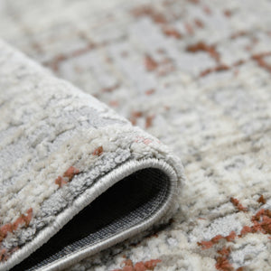 Savannah Abstract Power-loomed Polypropylene Rug with Carved High-low Pile for Any Room