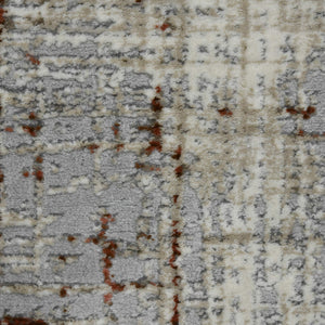 Savannah Abstract Power-loomed Polypropylene Rug with Carved High-low Pile for Any Room