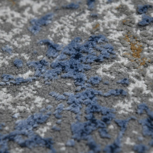Savannah Abstract Power-loomed Polypropylene Rug with Carved High-low Pile for Modern Rooms