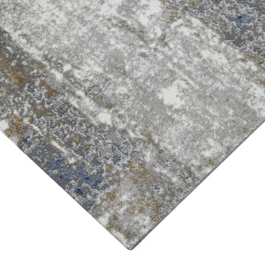 Savannah Abstract Power-loomed Polypropylene Rug with Carved High-low Pile for Modern Rooms