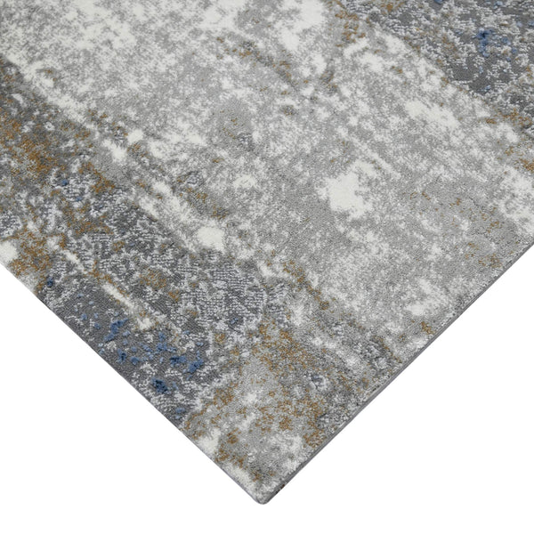 Savannah Abstract Power-loomed Polypropylene Rug with Carved High-low Pile for Modern Rooms
