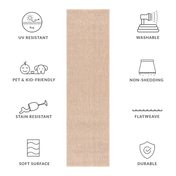 Safavieh Sisal All-weather Area Rug - Elegant Power Loomed Design For Stylish Home Decor And Comfort Natural 95% Polypropylene,5% Polyester Saw402b-211