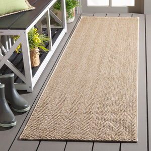 Safavieh Sisal All-weather Area Rug - Elegant Power Loomed Design For Stylish Home Decor And Comfort Natural 95% Polypropylene,5% Polyester Saw402b-211