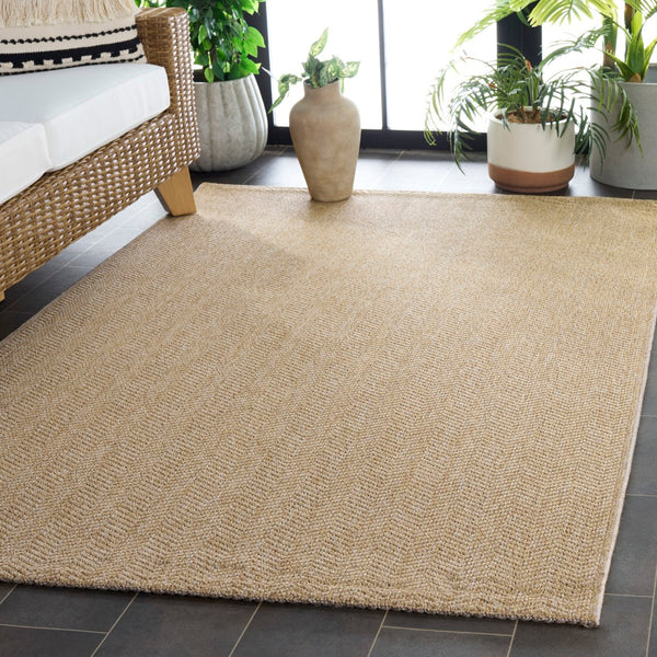 Safavieh Sisal All-weather Area Rug - Elegant Power Loomed Design For Stylish Home Decor And Comfort Natural 95% Polypropylene,5% Polyester Saw402b-211