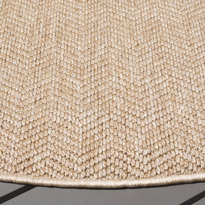 Safavieh Sisal Inspired All Weather Polypropylene Round Rug for Living Rooms and Sunrooms 5'-3" x 5'-3" Round SAW402B-5R