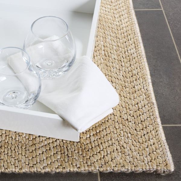 Safavieh Sisal Inspired All Weather Polypropylene Round Rug for Living Rooms and Sunrooms 7'-9" x 7'-9" Square SAW402B-8SQ