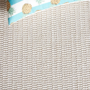 Safavieh Sisal Inspired Ivory Square Rug Power Loomed Polypropylene for Living and Dining Rooms SAW420A-5SQ