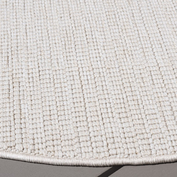 Safavieh Sisal Inspired Round Polypropylene Rug Low Pile Ivory Neutral Transitional Living Room SAW420A-8R