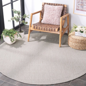 Safavieh Sisal Inspired Round Polypropylene Rug Low Pile Ivory Neutral Transitional Living Room SAW420A-8R