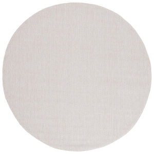 Safavieh Sisal Inspired Round Polypropylene Rug Low Pile Ivory Neutral Transitional Living Room SAW420A-8R