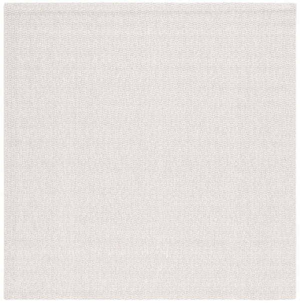 Safavieh Sisal Inspired Ivory Polypropylene Square Area Rug Neutral Texture for Living Dining Rooms SAW420A-8SQ