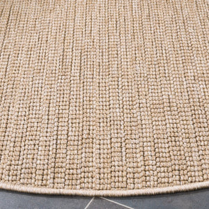 Safavieh Sisal Inspired Round Polypropylene Rug Natural Texture for Living Room or Entryway SAW420B-5R