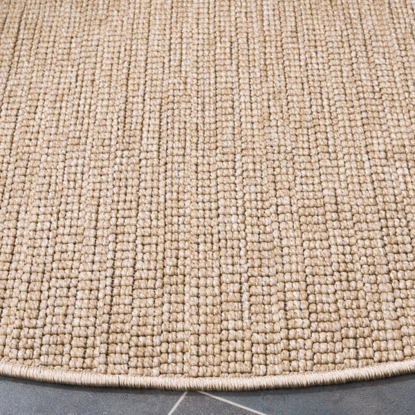 Safavieh Sisal Inspired Round Polypropylene Rug Natural Texture for Living Room or Entryway SAW420B-5R