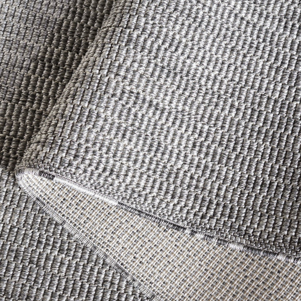Safavieh Sisal Dark Grey 3X5 Low-Profile Area Rug — All-Weather Polypropylene, Stain-Resistant, Modern Textured Look SAW420F-3