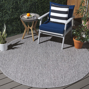 Safavieh Sisal Dark Grey 3X5 Low-Profile Area Rug — All-Weather Polypropylene, Stain-Resistant, Modern Textured Look SAW420F-3