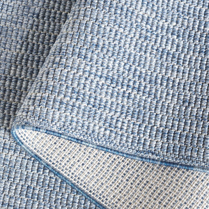 Safavieh Sisal Timeless Blue Area Rug — Power-Loomed, Low-Profile All-Weather Polypropylene Blend Rug 3'-0" x 5'-0" SAW420M-3