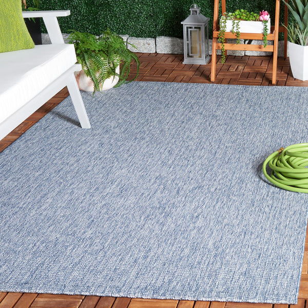 Safavieh Sisal Timeless Blue Area Rug — Power-Loomed, Low-Profile All-Weather Polypropylene Blend Rug 3'-0" x 5'-0" SAW420M-3