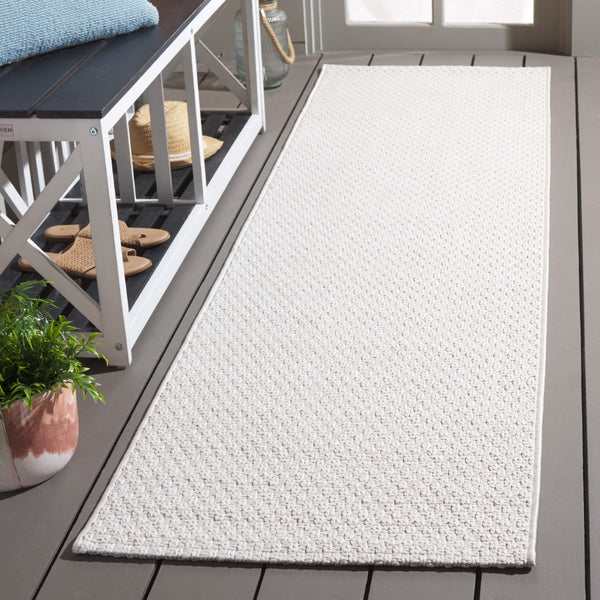 Safavieh Sisal Elegant Ivory Runner Rug For Hallways - Power Loomed, Plush Texture, Timeless Style & Comfort Ivory 95% Polypropylene,5% Polyester Saw460a-3