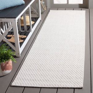 Safavieh Sisal Scandinavian Ivory Runner Rug - Low-Profile All-Weather Durable Power-Loomed Texture For Halls 2'-2" x 9'-0" SAW460A-29