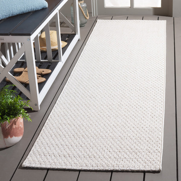 Safavieh Sisal Scandinavian Ivory Runner Rug - Low-Profile All-Weather Durable Power-Loomed Texture For Halls 2'-2" x 9'-0" SAW460A-29