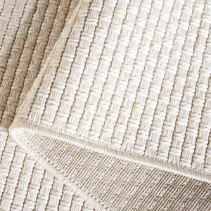 Safavieh Sisal All-Weather 460 Power Loomed Indoor / Outdoor Rug X23 Ivory 9' x 12'