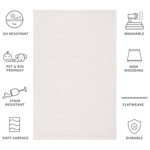 Safavieh Sisal Elegant Ivory Runner Rug For Hallways - Power Loomed, Plush Texture, Timeless Style & Comfort Ivory 95% Polypropylene,5% Polyester Saw460a-3