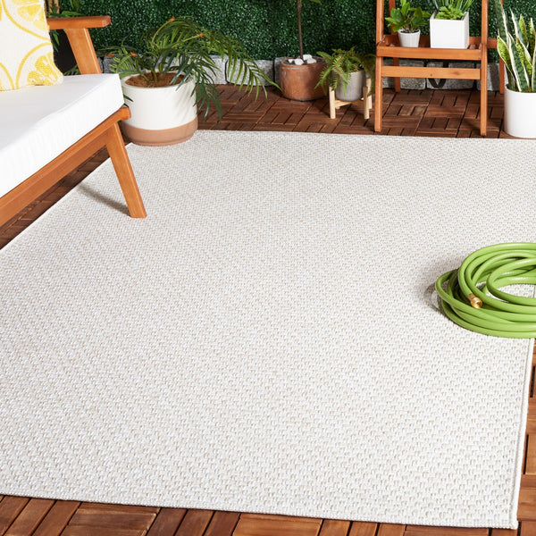 Safavieh Sisal All-Weather 460 Power Loomed Indoor / Outdoor Rug X23 Ivory 9' x 12'