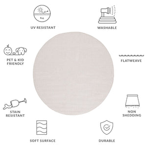 Safavieh Sisal Elegant Ivory Runner Rug For Hallways - Power Loomed, Plush Texture, Timeless Style & Comfort Ivory 95% Polypropylene,5% Polyester Saw460a-3