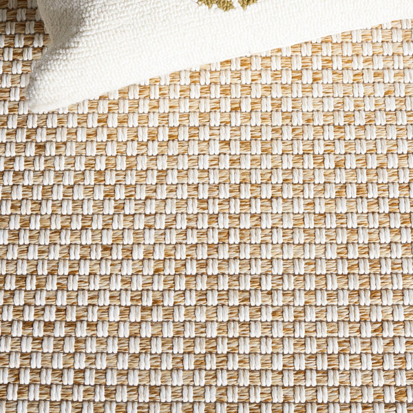 Safavieh Sisal All-Weather 460 Power Loomed Indoor / Outdoor Rug X23 Natural / Ivory 9' x 12'