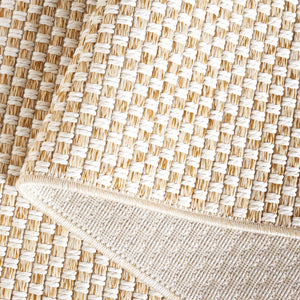 Safavieh Sisal Elegant Ivory Runner Rug For Hallways - Power Loomed, Plush Texture, Timeless Style & Comfort Natural ,Ivory 95% Polypropylene,5% Polyester Saw460b-29