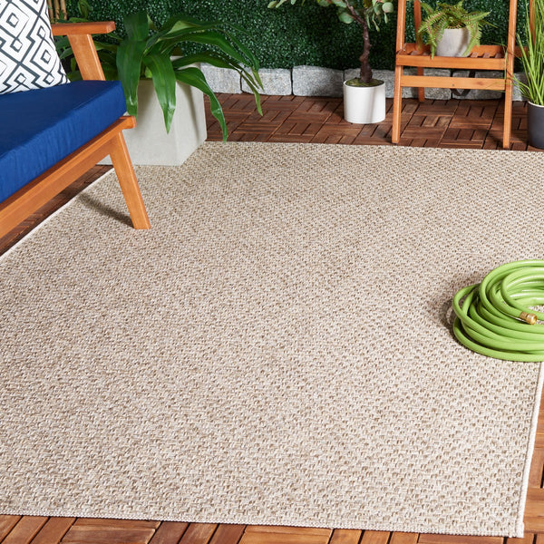 Safavieh Sisal All-Weather 460 Power Loomed Indoor / Outdoor Rug X23 Beige 9' x 12'