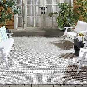 Safavieh Sisal Look Power Loomed Polypropylene Area Rug Neutral Grey Ivory for Large Living Rooms SAW460F-10