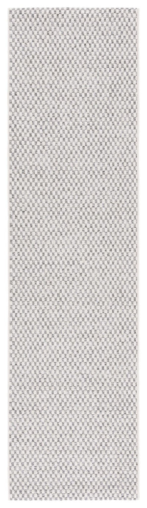 Safavieh Sisal Inspired Grey Ivory Polypropylene Runner Rug for Hallways and Entryways SAW460F-211