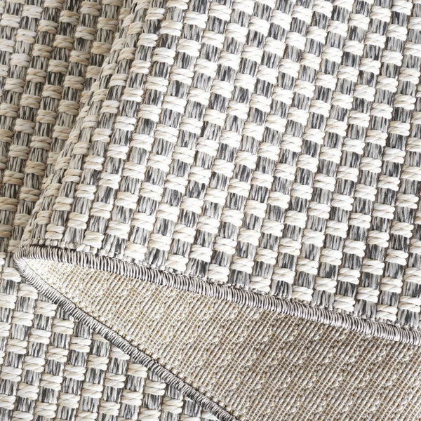 Safavieh Sisal Inspired Flatweave Polypropylene Area Rug Neutral Grey Ivory Living Room Accent SAW460F-6