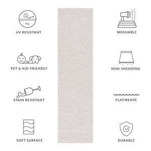Safavieh Sisal Inspired Low Pile Hallway Runner Polypropylene Woven Neutral Grey Ivory Rug SAW460G-29