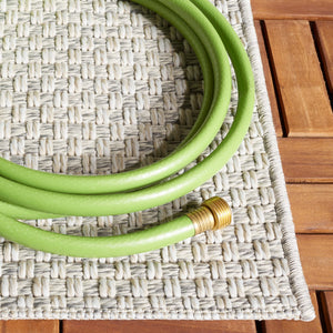 Safavieh Sisal All-Weather 460 Power Loomed Indoor / Outdoor Rug X23 Light Grey / Ivory 9' x 12'