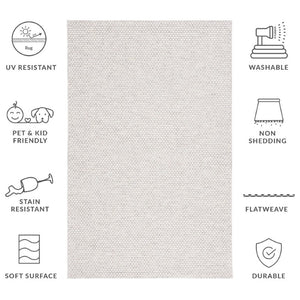 Safavieh Sisal Inspired Power Loomed Area Rug Polypropylene Low Pile Neutral Texture SAW460G-6