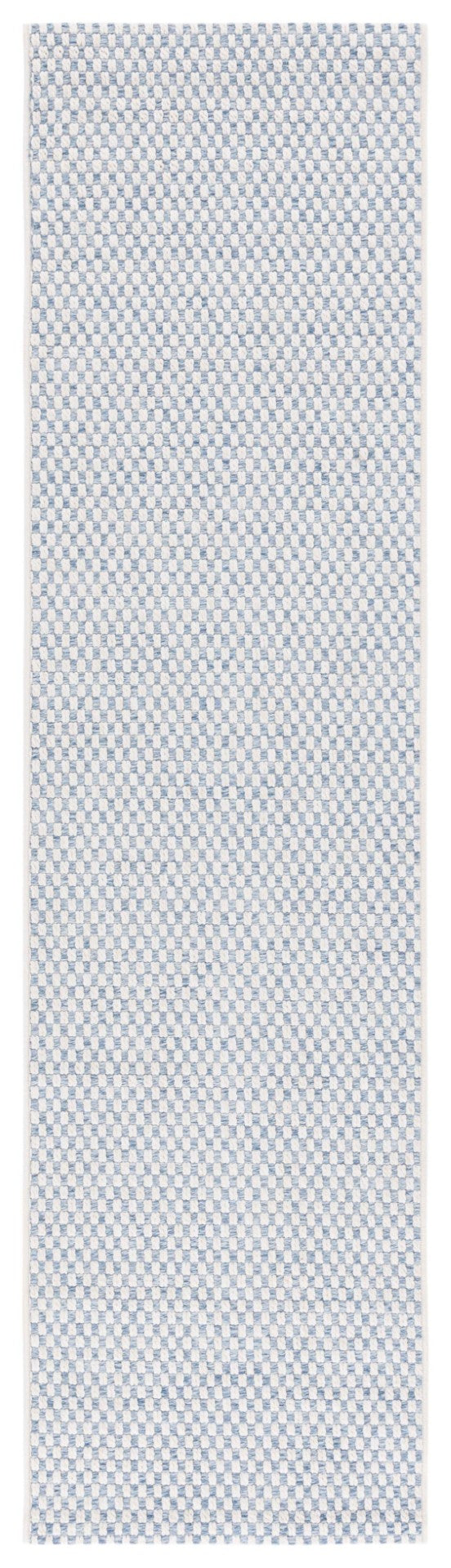 Safavieh Sisal Elegant Ivory Runner Rug For Hallways - Power Loomed, Plush Texture, Timeless Style & Comfort Blue ,Ivory 95% Polypropylene,5% Polyester Saw460m-6