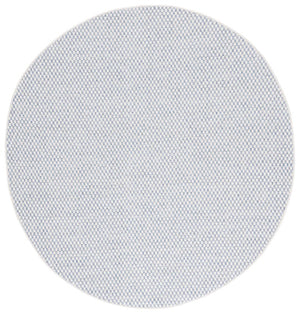 Safavieh Sisal Look Round Polypropylene Area Rug Woven Blue Ivory Geometric Indoor Outdoor SAW460M-8R