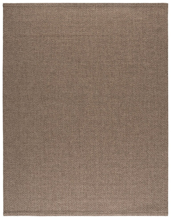 Safavieh Sisal All-Weather Solid Brown Polypropylene Area Rug for Living Room and Home Office SAW460T-10