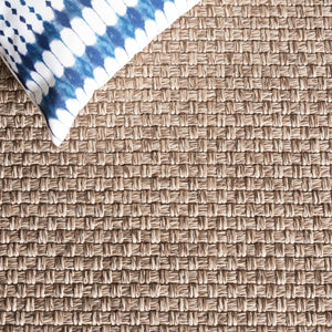 Safavieh Sisal All-Weather 460 Power Loomed Indoor / Outdoor Rug X23 Brown 9'-0" x 12'-0"