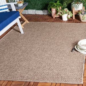 Safavieh Sisal All-Weather 460 Power Loomed Indoor / Outdoor Rug X23 Brown 9'-0" x 12'-0"