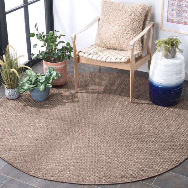 Safavieh Sisal Durable All-Weather Brown Area Rug — Low-Profile Polypropylene Blend, Stain-Resistant, Turkish Crafted 3'-0" x 5'-0" SAW460T-3