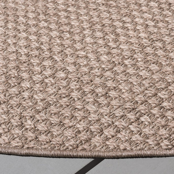 Safavieh Sisal Inspired Round Area Rug Woven Polypropylene Neutral Brown for Living Spaces SAW460T-8R