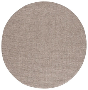 Safavieh Sisal Inspired Round Area Rug Woven Polypropylene Neutral Brown for Living Spaces SAW460T-8R