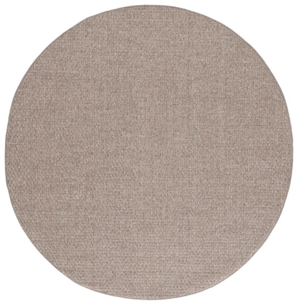 Safavieh Sisal Inspired Round Area Rug Woven Polypropylene Neutral Brown for Living Spaces SAW460T-8R