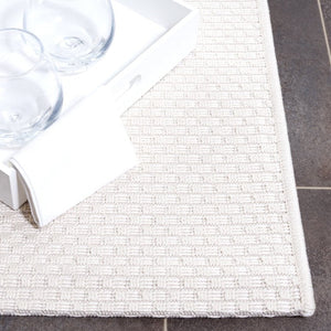 Safavieh Sisal Inspired Ivory Area Rug Woven Polypropylene Texture for Living Rooms and Entryways Off White 3'-0" x 5'-0" SAW640A-3