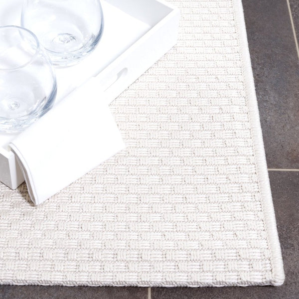 Safavieh Sisal Inspired Ivory Area Rug Woven Polypropylene Texture for Living Rooms and Entryways Off White 3'-0" x 5'-0" SAW640A-3